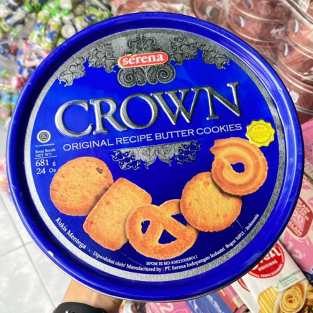 

Serena Crown Butter Cookies 681gr murah