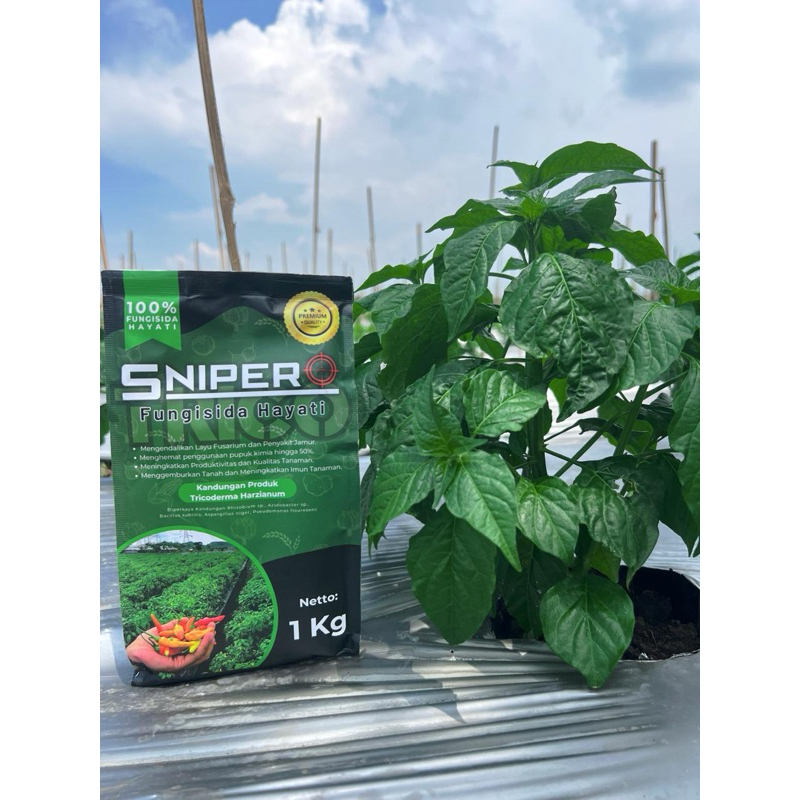 Tricosniper 1kg - Fungisida Hayati Tricodherma Harzianum pengendali Layu Fusarium