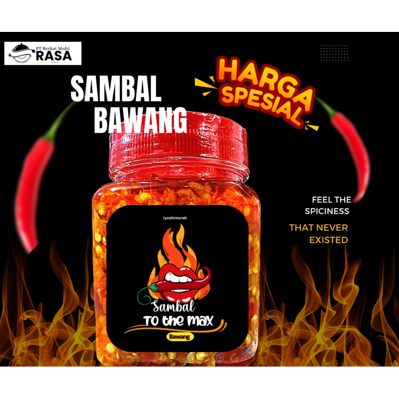 

SAMBAL BAWANG 200gr/SAMBAL/SAMBAL BOTOL/SAMBAL KEMASAN/SAMBAL BAWANG