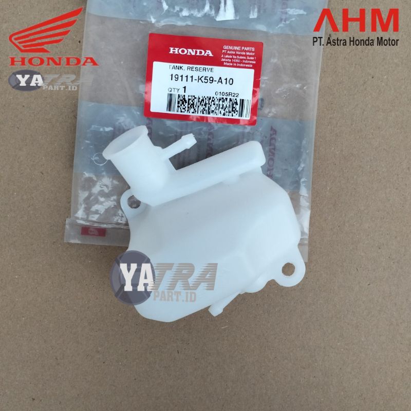 Tabung tank reserve tangki cadangan air radiator Vario 125 150 LED ORI AHM