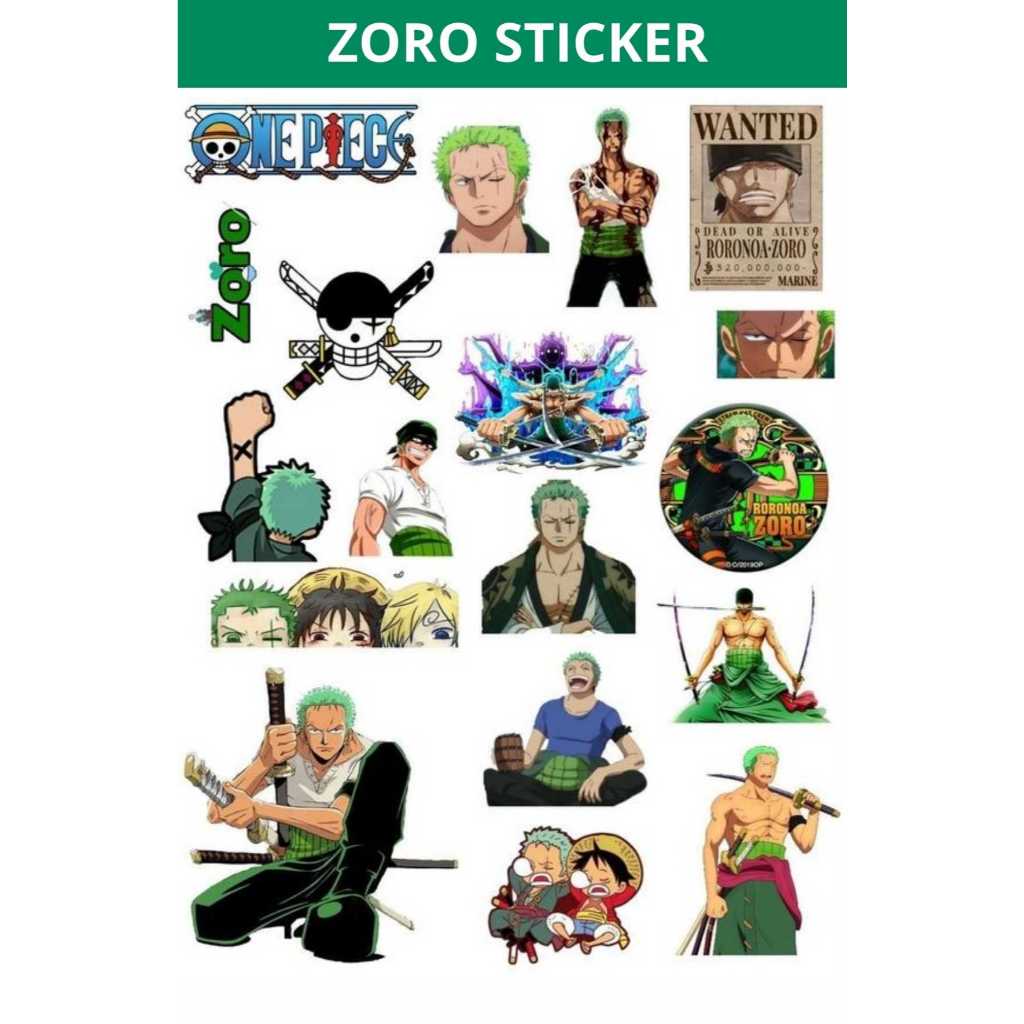 

Sticker ONE PIECE KARAKTER anime aesthetic non cutting