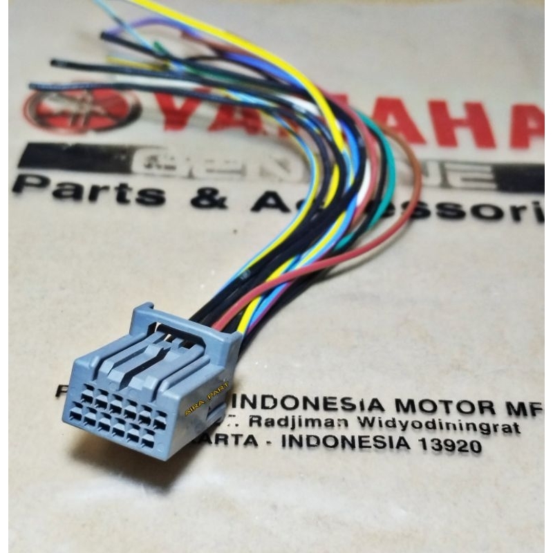 Soket kabel speedometer Yamaha Aerox/Lexi soket spedometer Yamaha aerox Lexi PIN 12 original