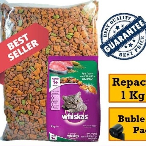 Makanan Kucing WHISKAS Tuna Kemasan Repack 1 Kg | Whiskas Tuna 1 Kg