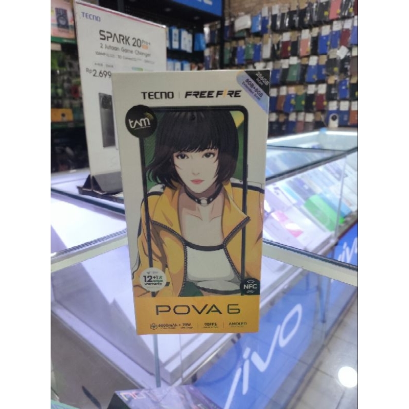 Tecno pova6 8/128 gress new resmi