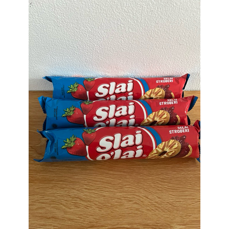 

Biskuit Slai Olak Stroberi 128gram