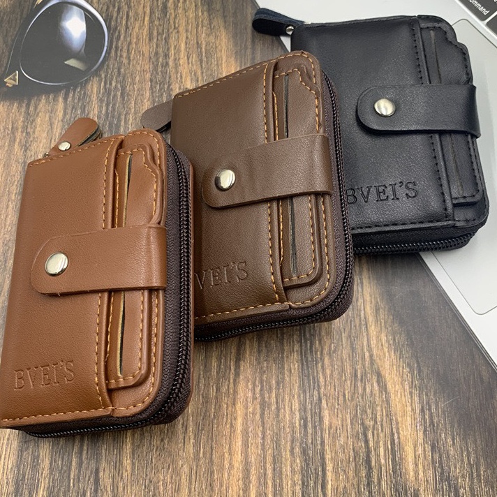 KI3 ST Dompet Kartu Pria Wanita Import  Dompet Kotak Slim  Card Holder Pria Wanita BVEIS  Dompet Sim