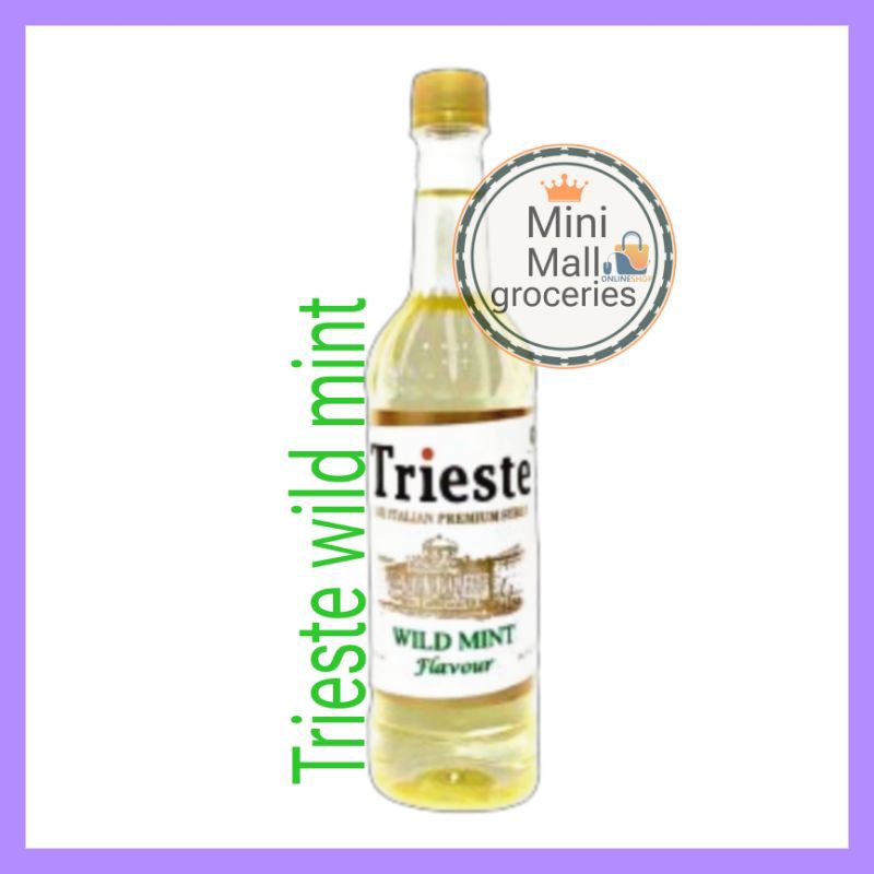 

syrup trieste wild mint / sirup trieste wildmint