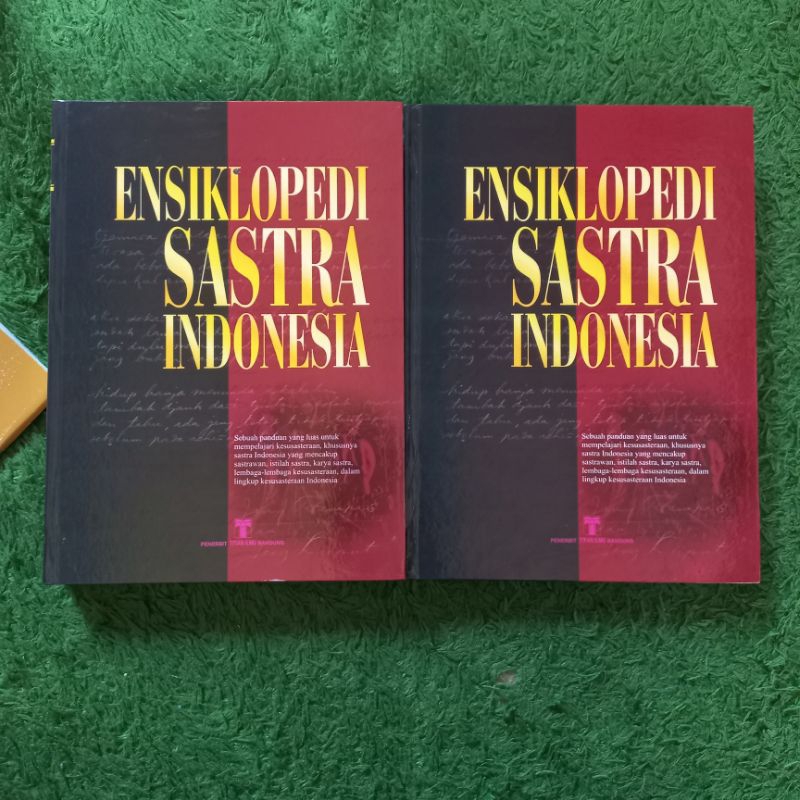 ORIGINAL BUKU ENSIKLOPEDI ENSIKLOPEDIA SASTRA INDONESIA JILID 1 2 HARD COVER