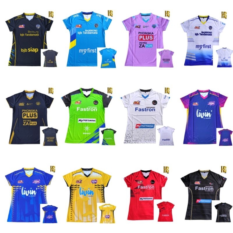 JERSEY VOLI WANITA FULL PRINTING ATASAN VOLLY PROLIGA VOLLEYBAL