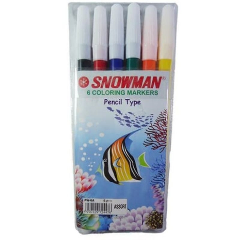 

SPIDOL SNOWMAN SET isi 6Warna