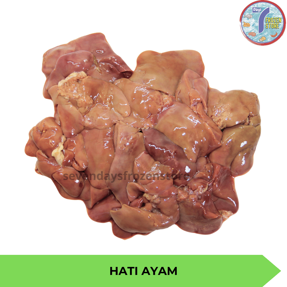 

Hati Ayam Frozen Beku kemasan 800 - 900 gram