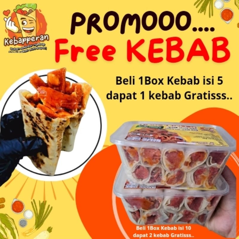 

kebapperan beef frozen isi 5 GERATIS 1