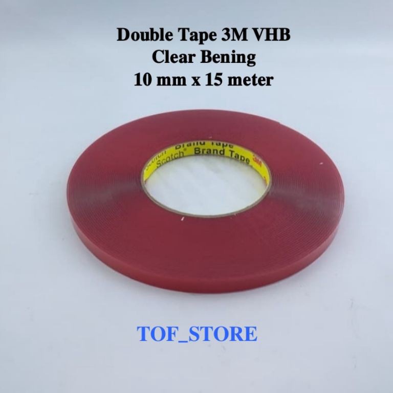 

Double tape 3M transparan bening 1 mm x 15 meter n Z8W8