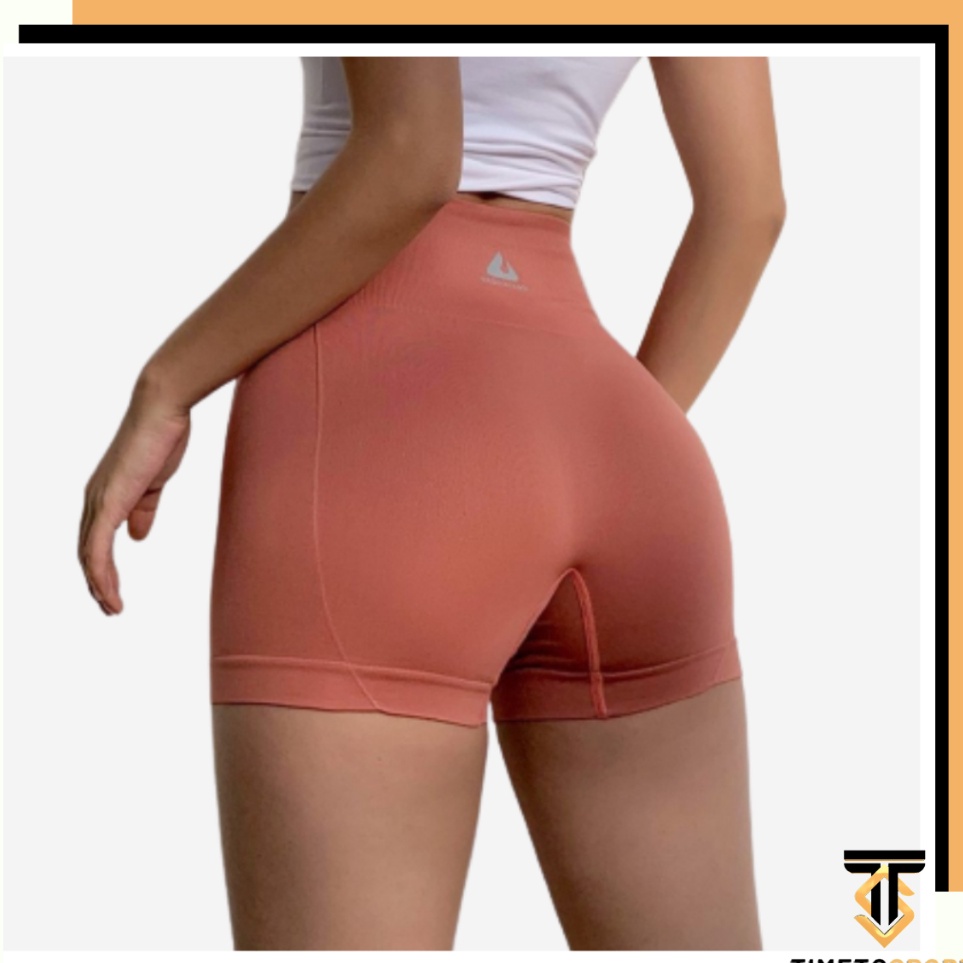 KODE N25A TIMETOSPORT Celana Korset Pinggang Tinggi Wanita Korset Olahraga Yoga Gym Fitness Aerobik 