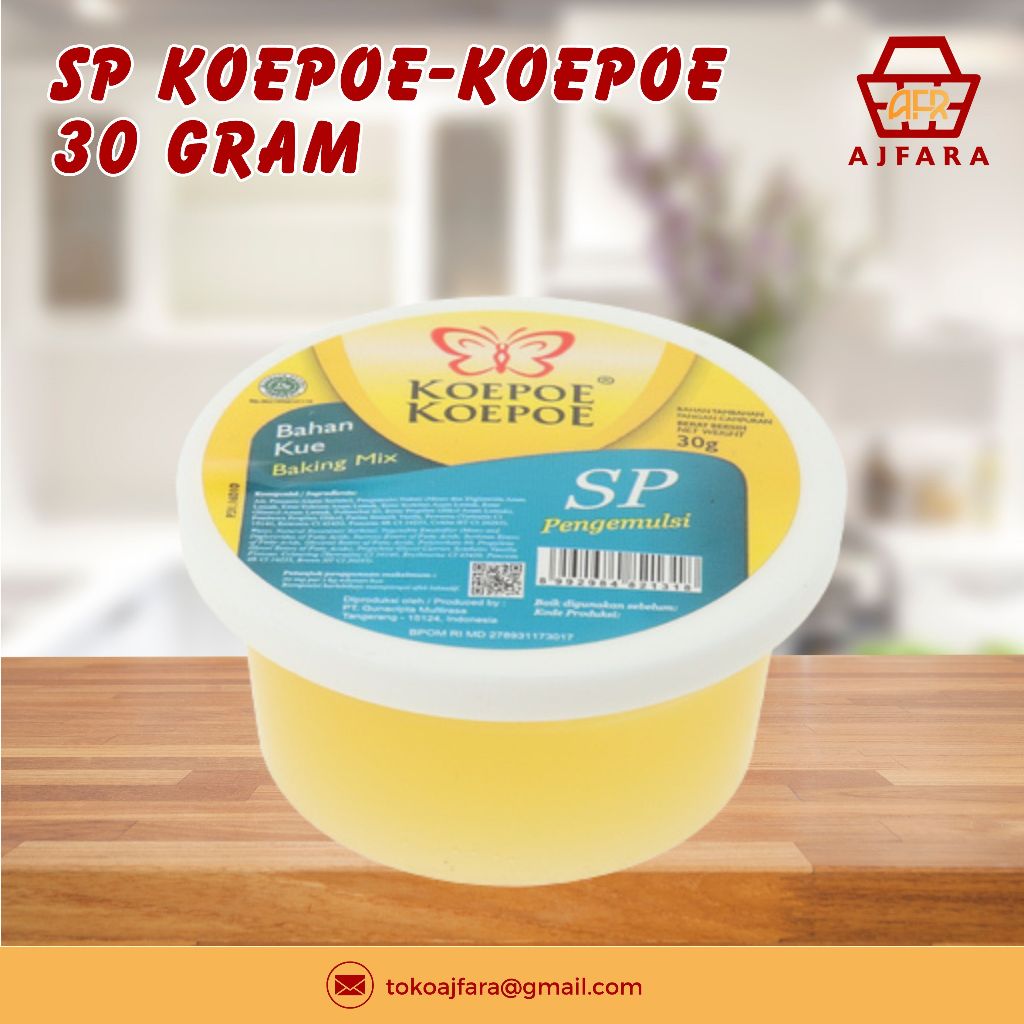 

Koepoe Koepoe Pengemulsi Kue SP 30 gram