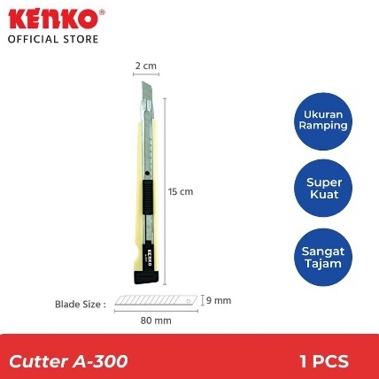 

Cutter Kecil A3 KENKO isi 12pcs b W4C3