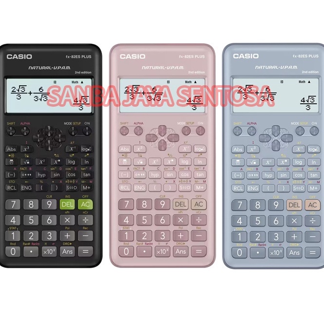 

Kalkulator Ilmiah CASIO FX 82ES PLUS 2nd Edition Scientific Calculator 82 ES l R1M3