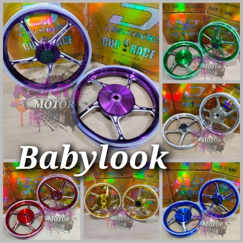 Velg babylook matic mio sporty beat mio m3 xeon scoopy vario110 vario125 150 160x14 185x14 pnp