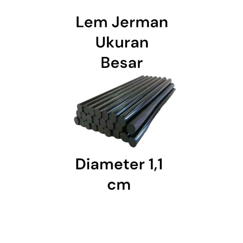 Lem Hitam Jerman - Lem Ajaib Super kuat Ukuran Besar 11ml x 18cm Lem Ember Plastik Super Kuat Anti B
