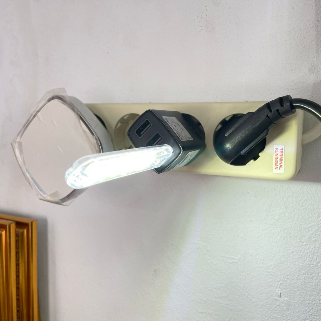 LAMPU LED PANJANG LAMPU SENTER USB PENERANG BISA COD TERMURAH IMPORT