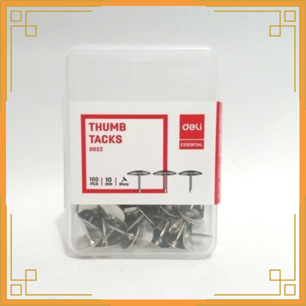 

DELI Thumb tacks/paku payung 0022