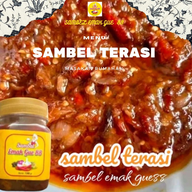 

SAMBEL TERASI /150ML ( GURIH DAN NIKMAT NYA BIKIN NAMBAH MAKAN )