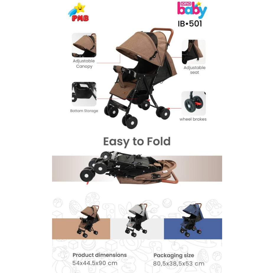 BABY STROLLER IORA BABY IB501