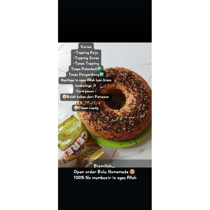 

Bolu Homemade Mama Zein