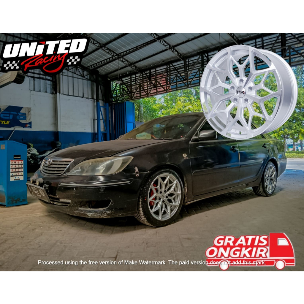 VELG RING 18 HSR MYTH01 SILVER R18 LUBANG 5X114,3 PELAK MOBIL CAMRY ACCORD CIVIC