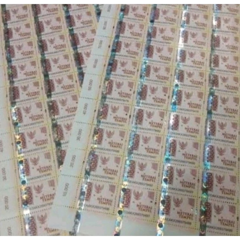 

Barang baru Materaipos 1 Materai tempel 1