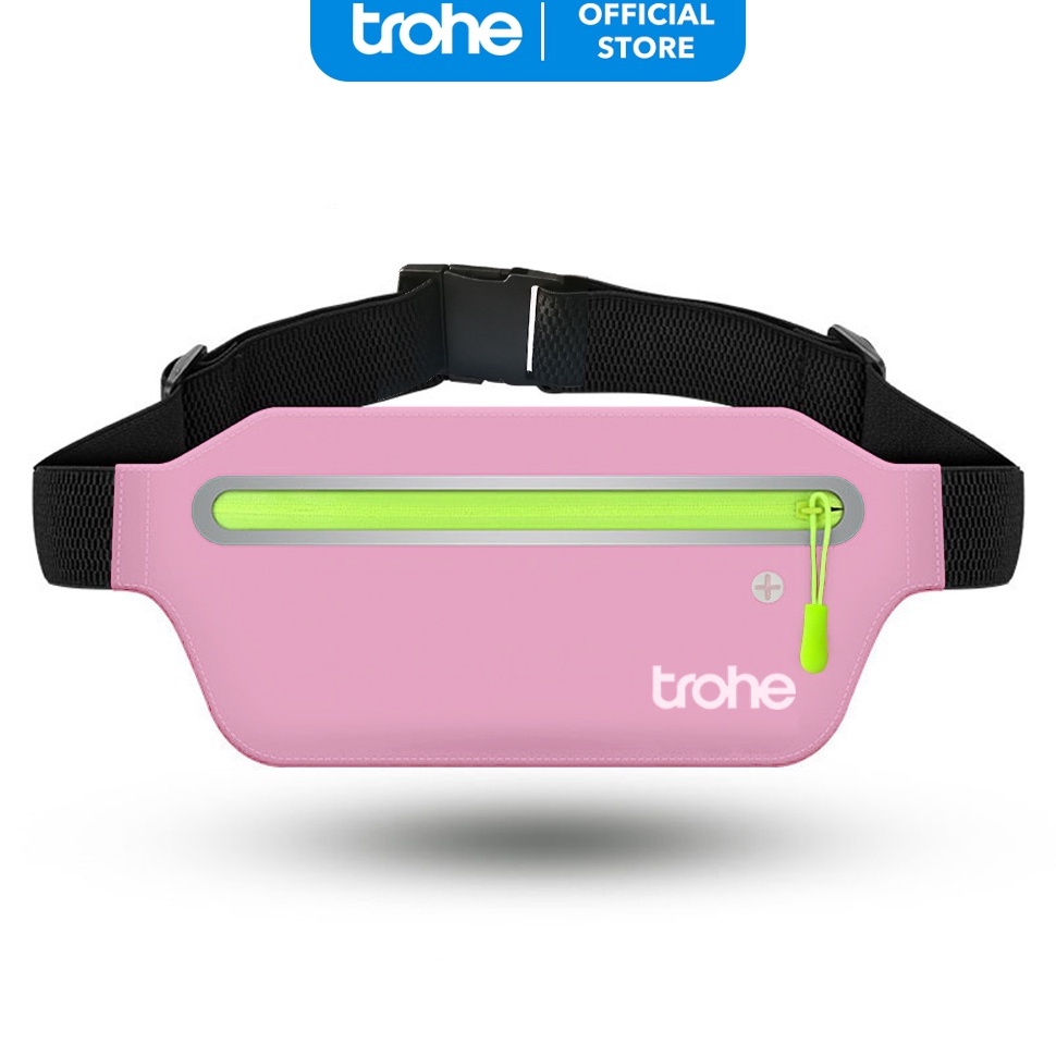 Sedia Disini TROHE  Running Belt Waterproof Tas Pinggang Olahraga  Go Belt Tas Olahraga Fitness Runn