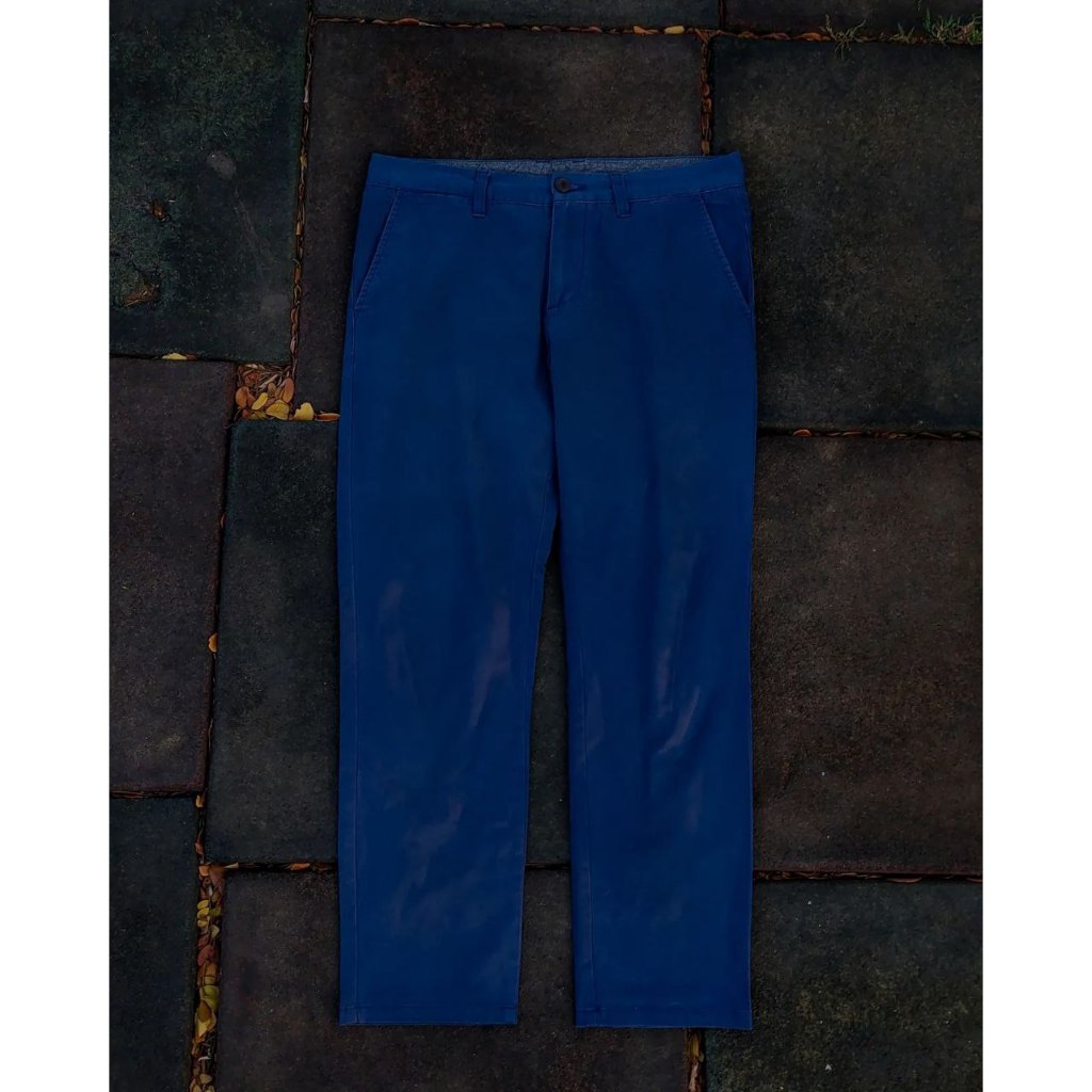 GIORDANO chino pants || biru