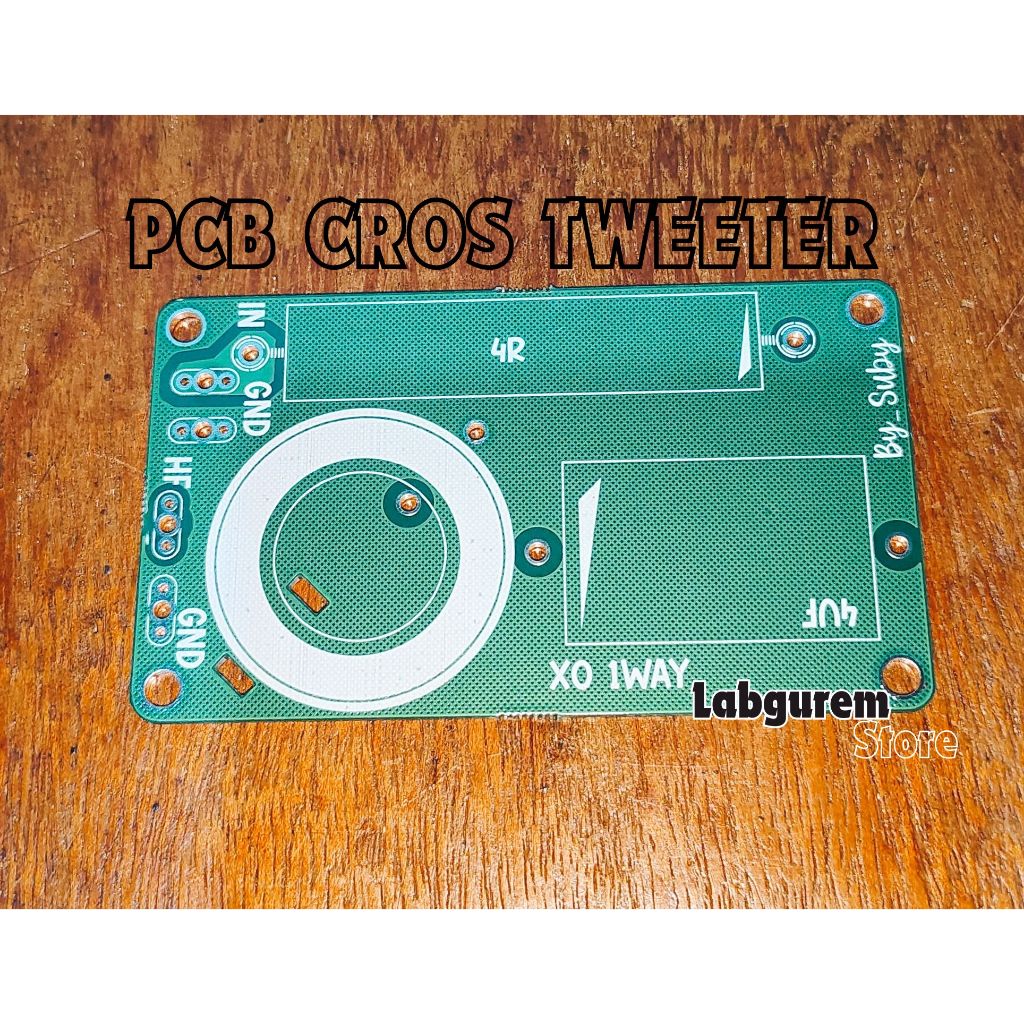 PCB CROSSOVER PASIF TWEETER DOBEL LAYER