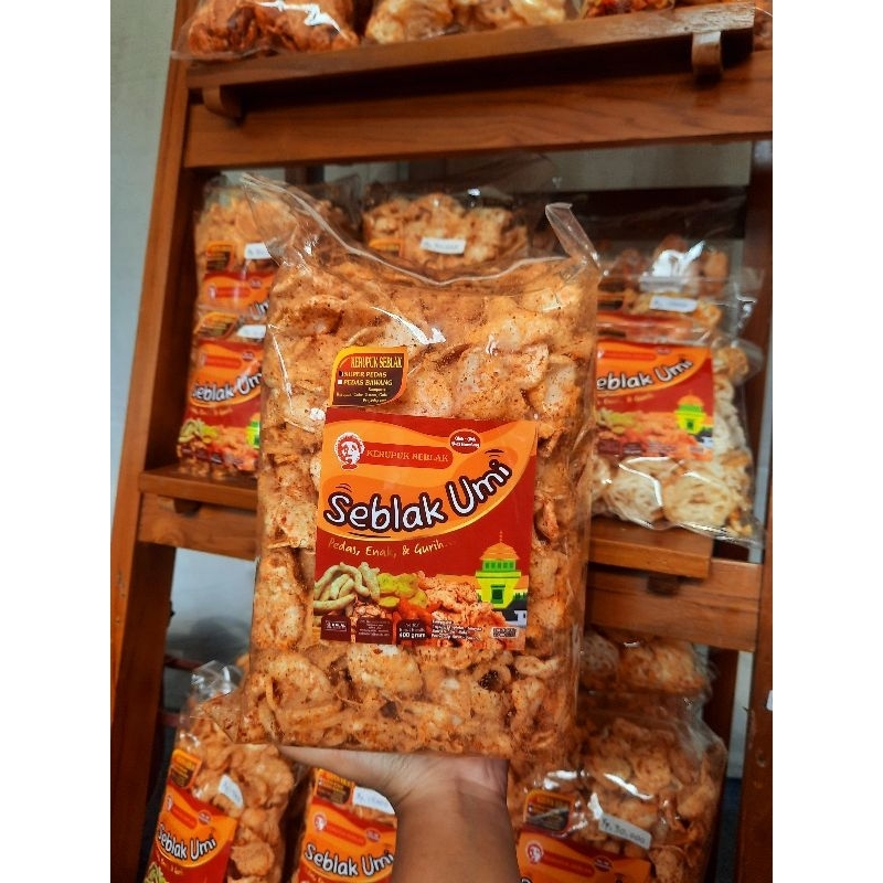 

Seblak Umi kerupuk super Pedas 400 gram
