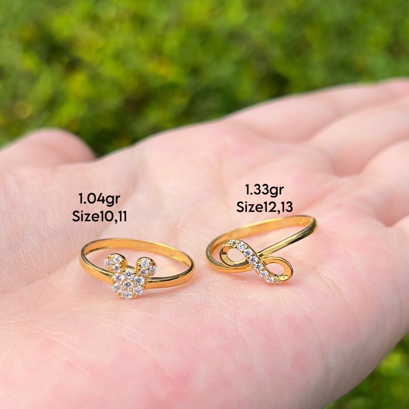 Cincin Emas Asli Cartir Fashion Brand Hermis Mewah Emas Asli Kadar 700