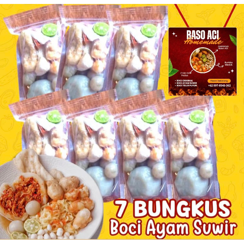 

Paket baso aci ayam suwir/Paket 7bungkus baso aci ayam suwir/Paket usaha baso aci ayam suwir