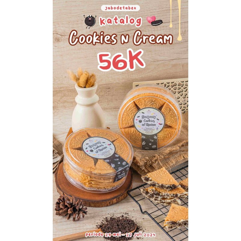 

Loves Semprong Rasa Cookies n Cream Varian Terbaru Makanan Ringan Kue Kering Renyah
