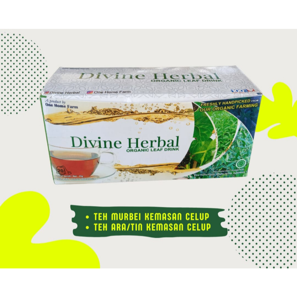 

Teh Herbal Teh Murbei Mulberries Kemasan Celup