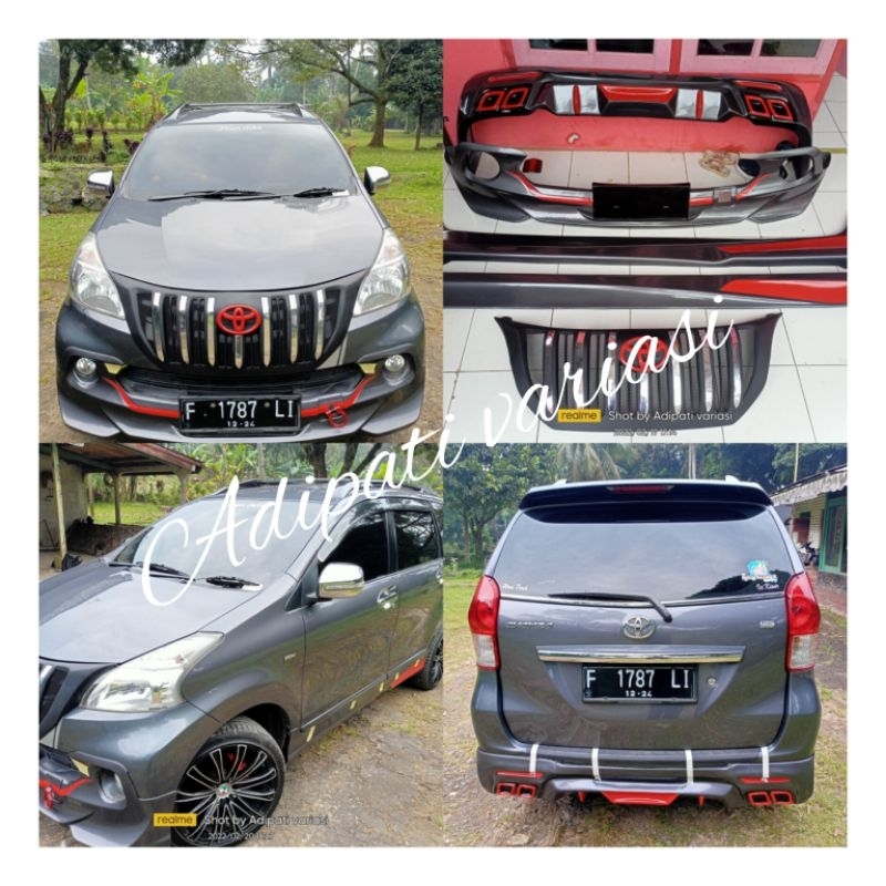 paketan bodykit Fullset depan/belakang/samping/grill new Avanza Xenia 2012-2014