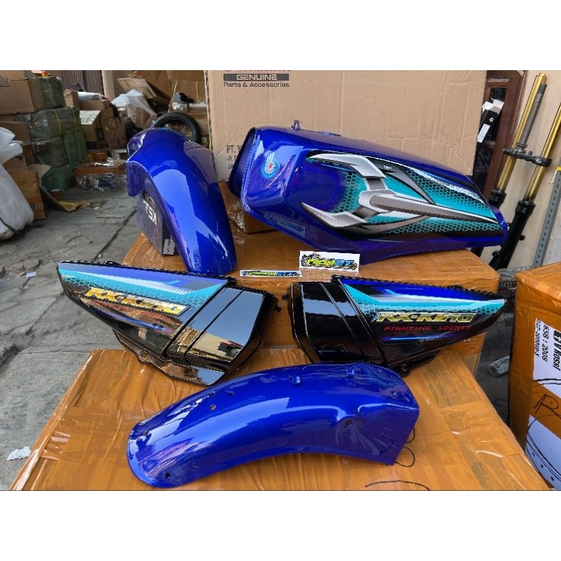 BODI BODY SET RX KING NEW PEREDAM 2006  2007 BIRU ORIGINAL BARU
