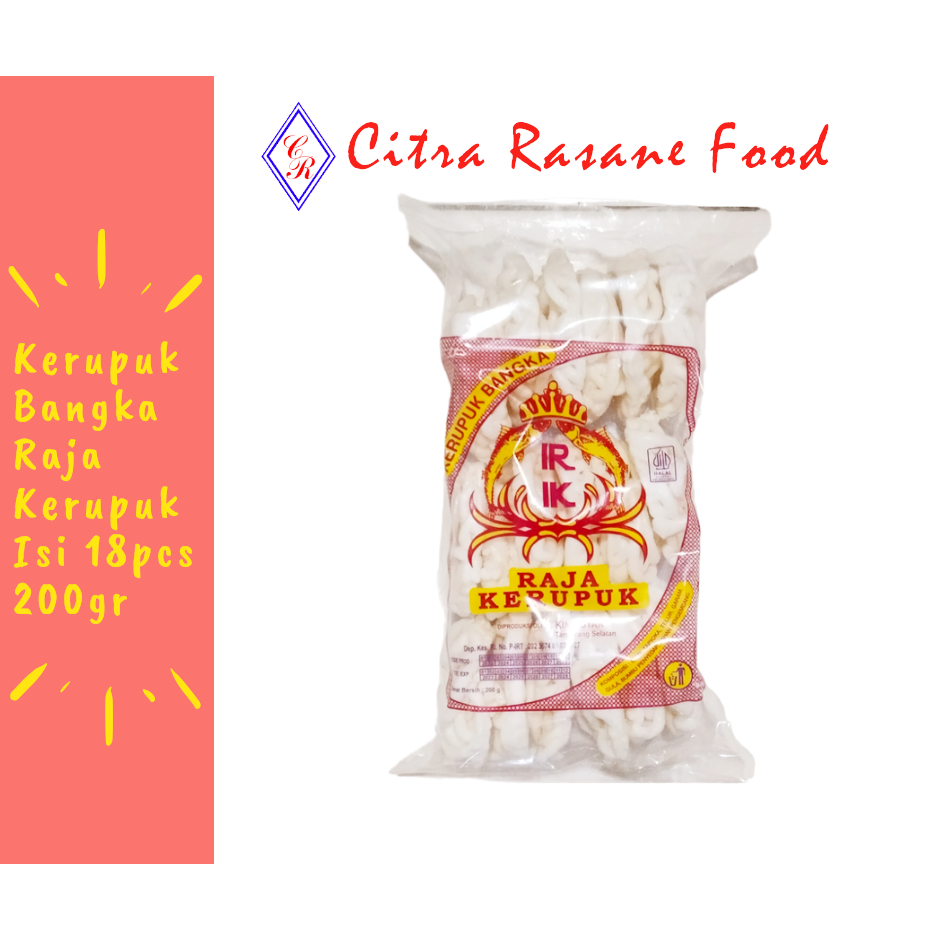 

Kerupuk Bangka Raja Kerupuk Isi 18pcs 200gr