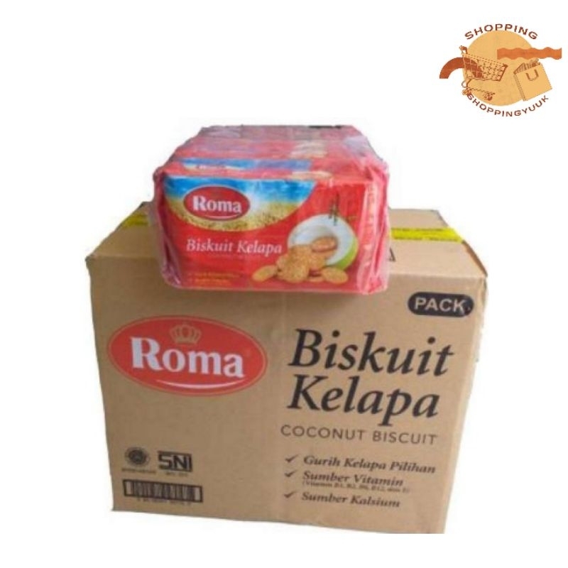 

Roma Biskuit Kelapa 300g (28 pcs/1 karton)