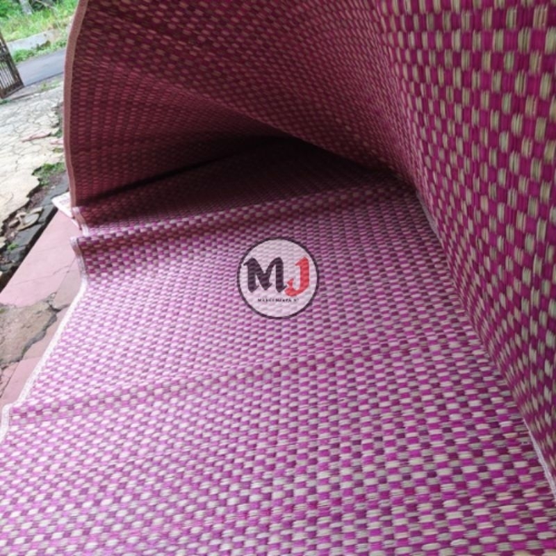 Tikar mendong khas tasikmalaya ukuran 90x220 tikar anyaman tradisional