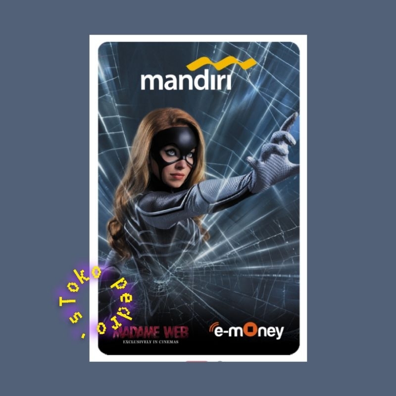Mandiri eMoney MADAME WEB - JULIA CORNWALL Edition Original /Like eTOLL Flazz Brizzi or Tapcash