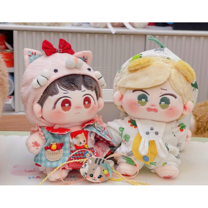 [READY] BJYX Crybaby Dandan Set 20cm Doll by Zaobobo - Boneka Blonde Baby Wang Yibo Xiao Zhan