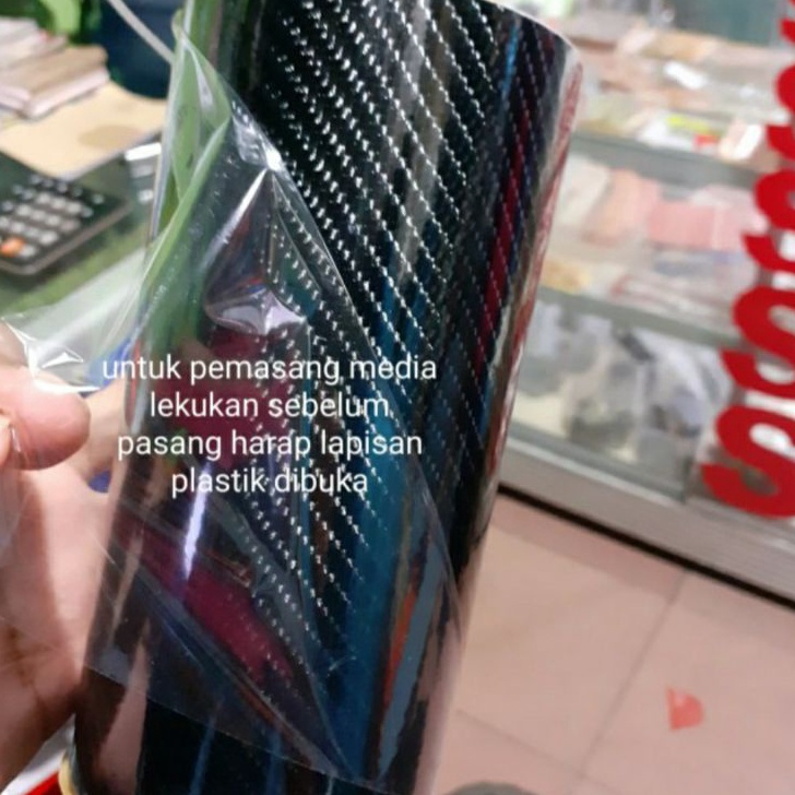 Sticker Carbon 6D Stiker Karbon 6D
