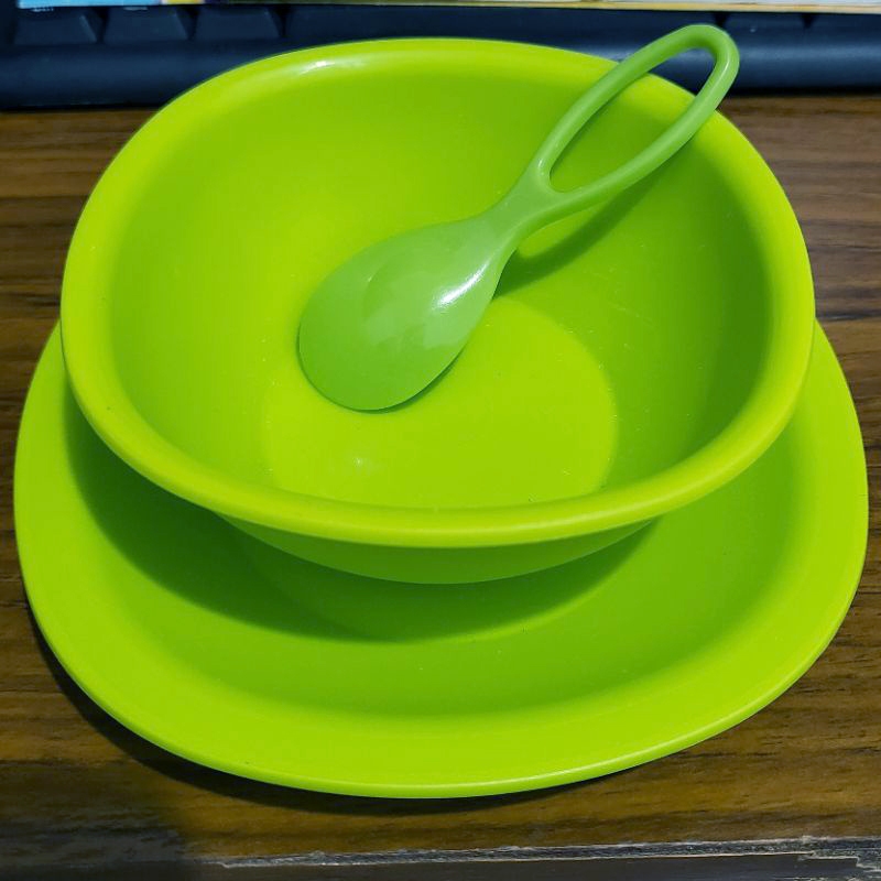 TUPPERWARE DISKON SALE SWEET BLOSSOM HIJAU MANGKUK ES BUAH MANGKOK SAJI BOWL PIRING DESSERT DISH SEN