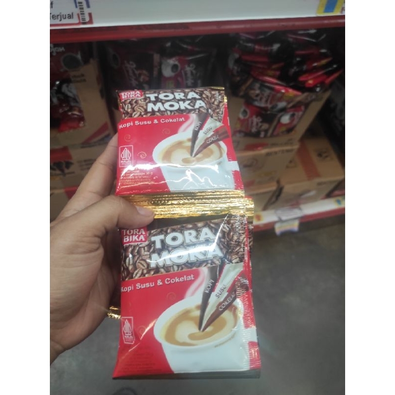 

tora moka kopi & susu cokelat 28gram (1renteng isi 10bks)