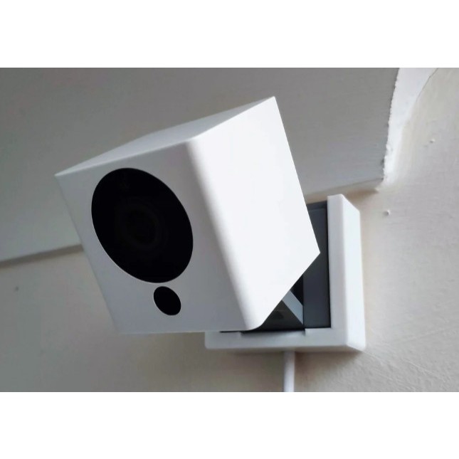 xiaomi xiaofang cctv wall bracket Wall mount holder - Putih, BRACKET CORNER kamera pengintai