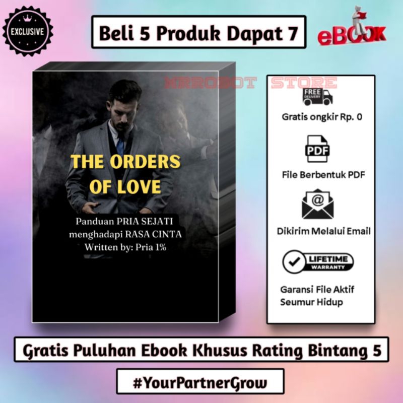 

[E093] The Orders Of Love | Panduan PRIA SEJATI Menghadapi Rasa Cinta | BEST SELLER